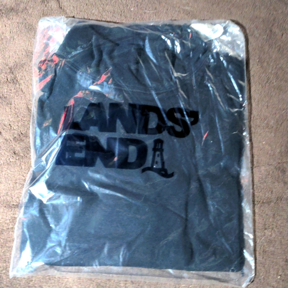 Land's End black mock turtleneck medium